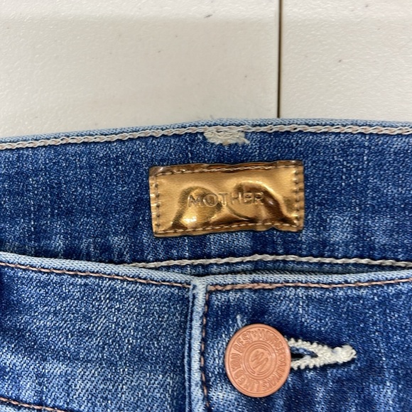 Mother The Weekender Fray In Walking On Coals Sz 25 blue - Picture 8 of 15